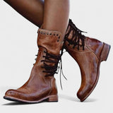 Yara | Botas Con Cordones