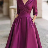 Amália |  Vestido Midi Elegante