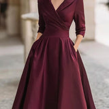 Amália |  Vestido Midi Elegante