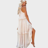 Landry | Vestido Sin Mangas Con Ribete De Volantes