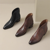 Camille | Botines de Lujo con Tacón Bajo