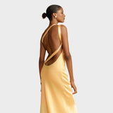 Muriel | Vestido Largo De Satén