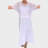 Liza | Vestido de Con Blusa de Punto