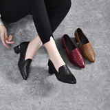 Elena | Zapatos de Cuero Con Bardados