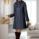 Mila | Abrigo por el Rodilla