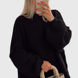 Carly | Suéter de Punto Oversized con Mangas Globo