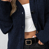 Amélia | Cardigan de Punto Suave con Capucha