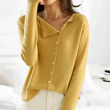 Blusa Vera de Punto con Botones