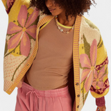 Isadora |  Cárdigan de Punto con Patrón Floral