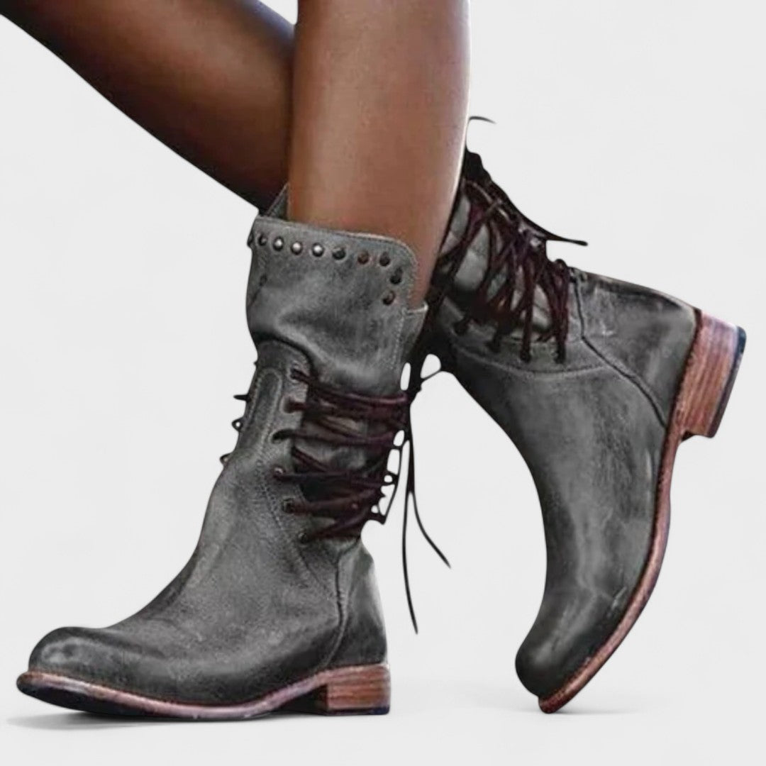 Yara | Botas Con Cordones