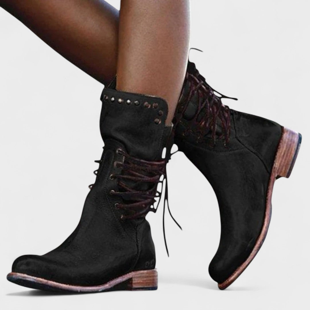 Yara | Botas Con Cordones