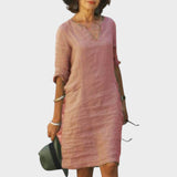 Josette | Vestido Elegante Con Escote En V