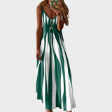 Anita | Vestido Largo a Rayas