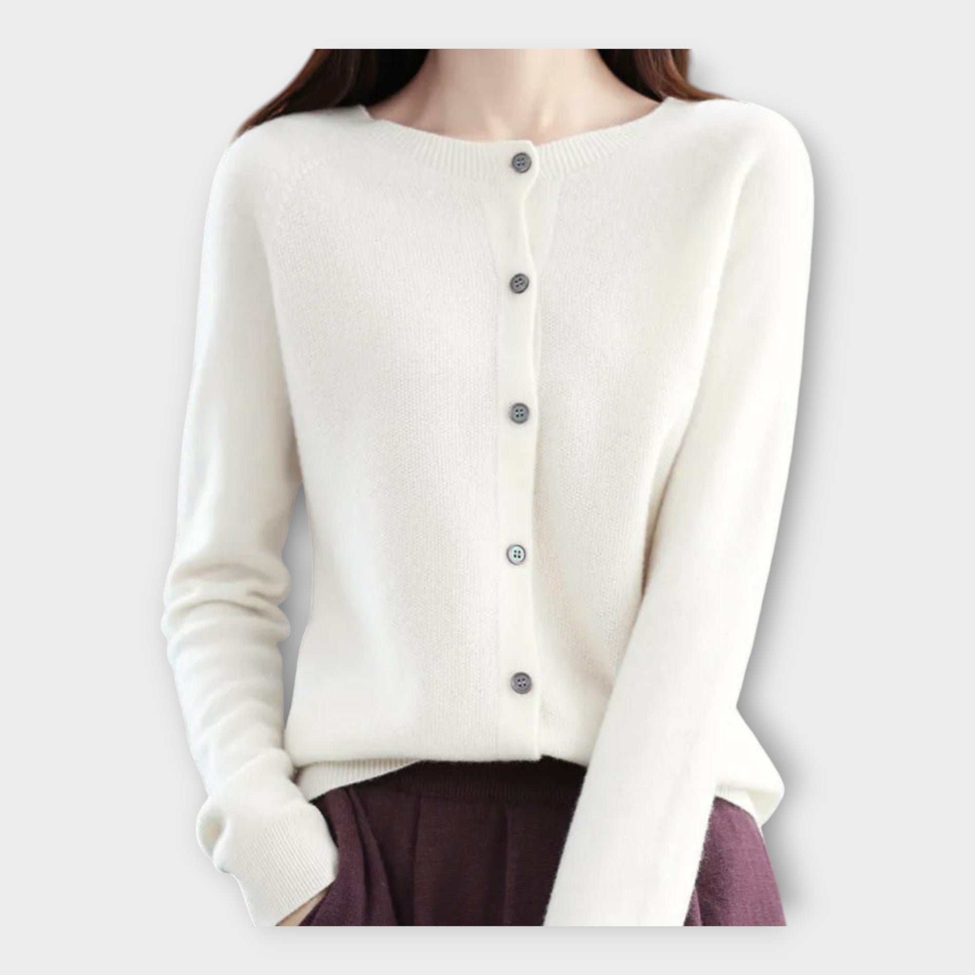 Constanza | Cárdigan Elegante Con Botones