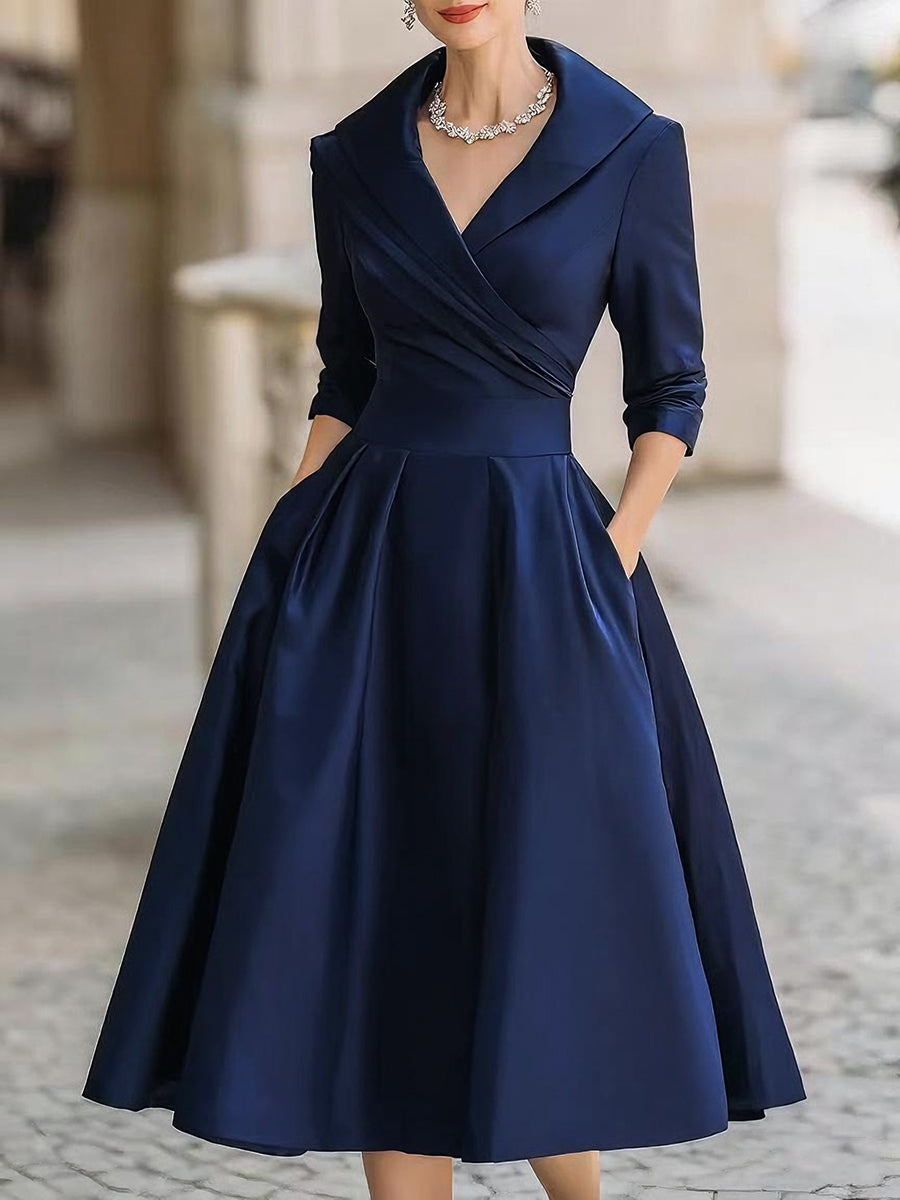 Amália |  Vestido Midi Elegante