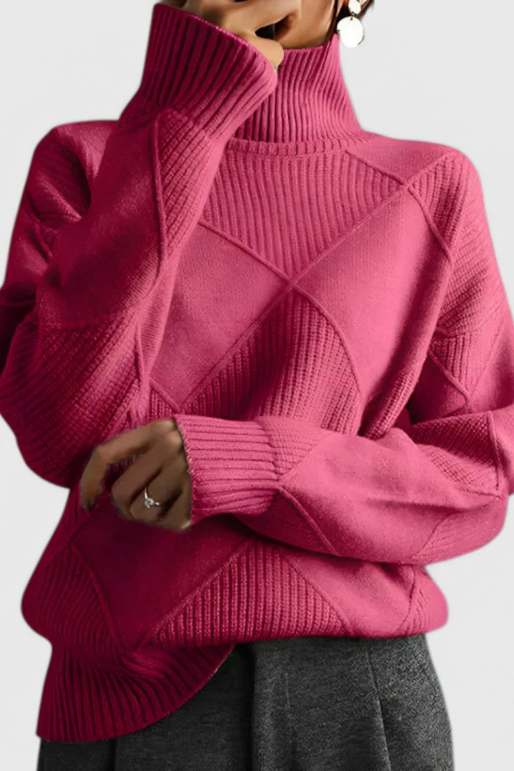 Jacinta |  Suéter  de Cuello Alto de Cachemira