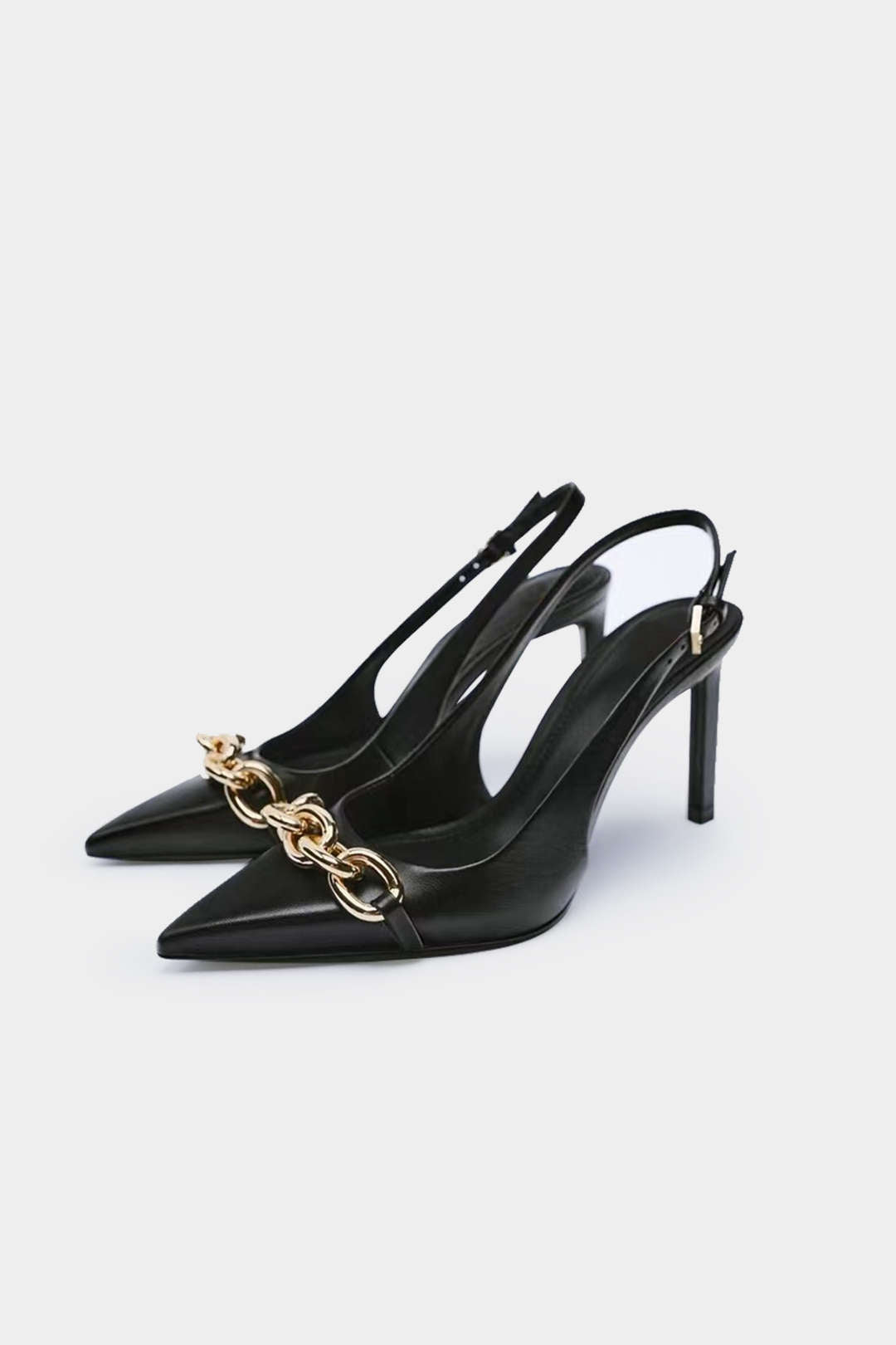 Valéria | Tacones Metálicos con Cadena