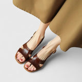 Eleonora | Sandalias De Cuero