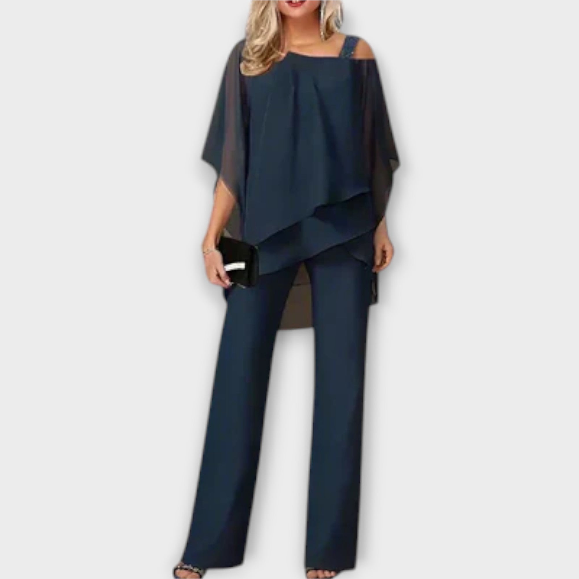 Cintía | Conjunto De Gasa Elegante