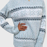 Emma | Suéter con Patrón de Copos de Nieve