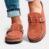 Elora | Zuecos Clásicos de Gamuza