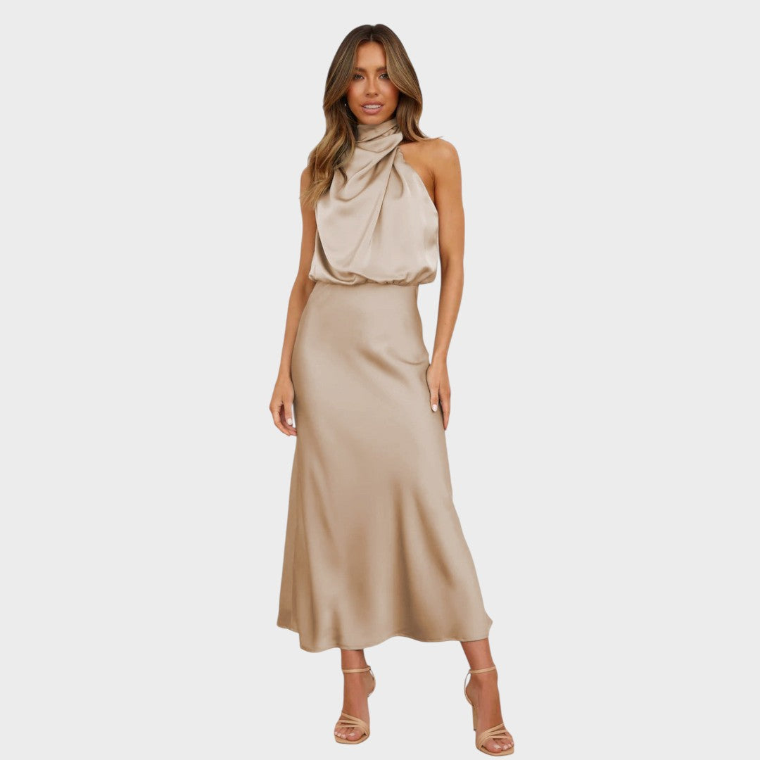 Chantal | Elegante Vestido de Satén