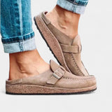 Elora | Zuecos Clásicos de Gamuza