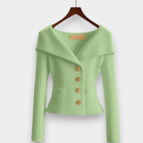 Nicole |  Cárdigan Acanelado Elegante