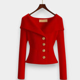 Nicole |  Cárdigan Acanelado Elegante