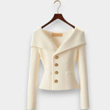 Nicole |  Cárdigan Acanelado Elegante