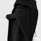 Marcela |  Cárdigan de Punto con Capucha Oversized