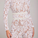 Júlia | Mono Largo de Encaje