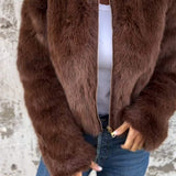 Liliana | Abrigo de Piel con Cremallera